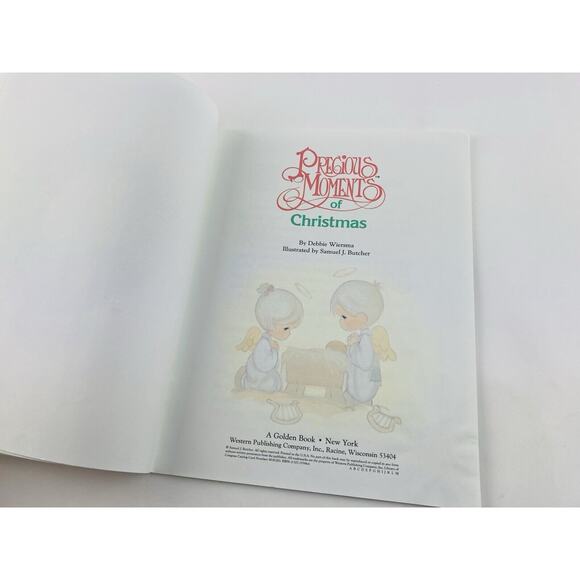 Precious Moments Christmas 9 Stories Celebrate the Season 1990 Golden Book Soft - Picture 4 of 13
